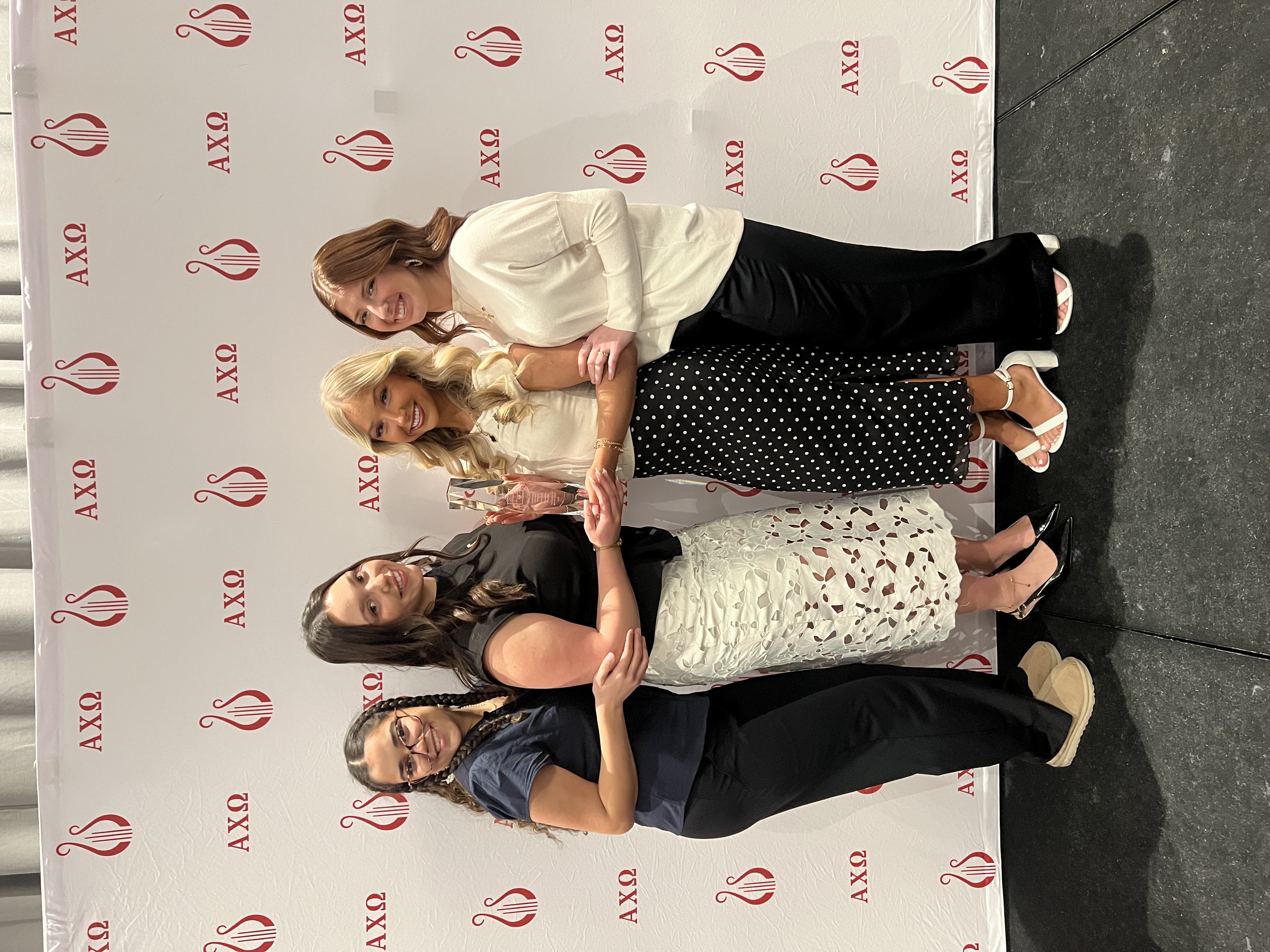 Current Alpha Chi sisters at the National Convention