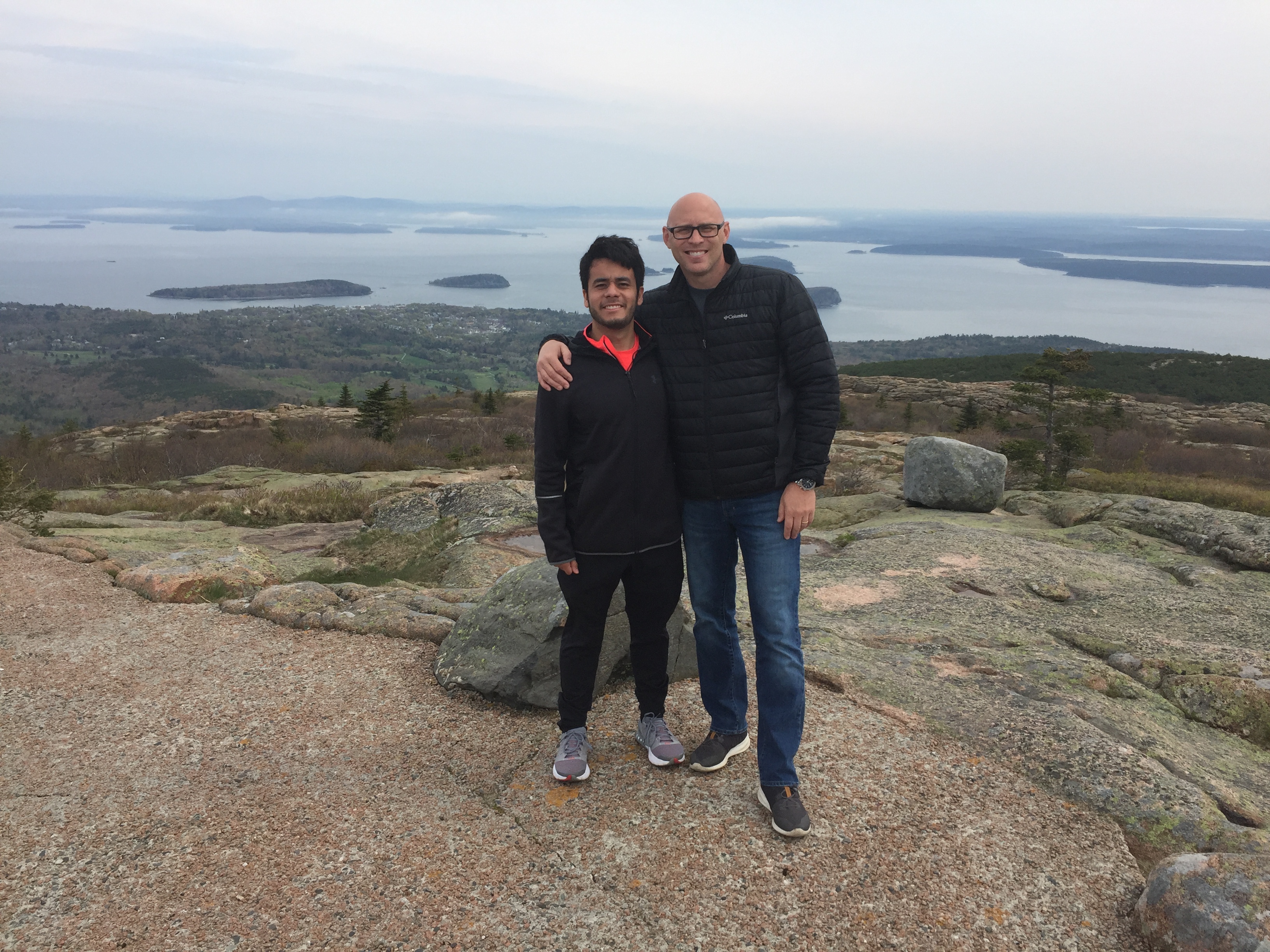 Grant Cook and student