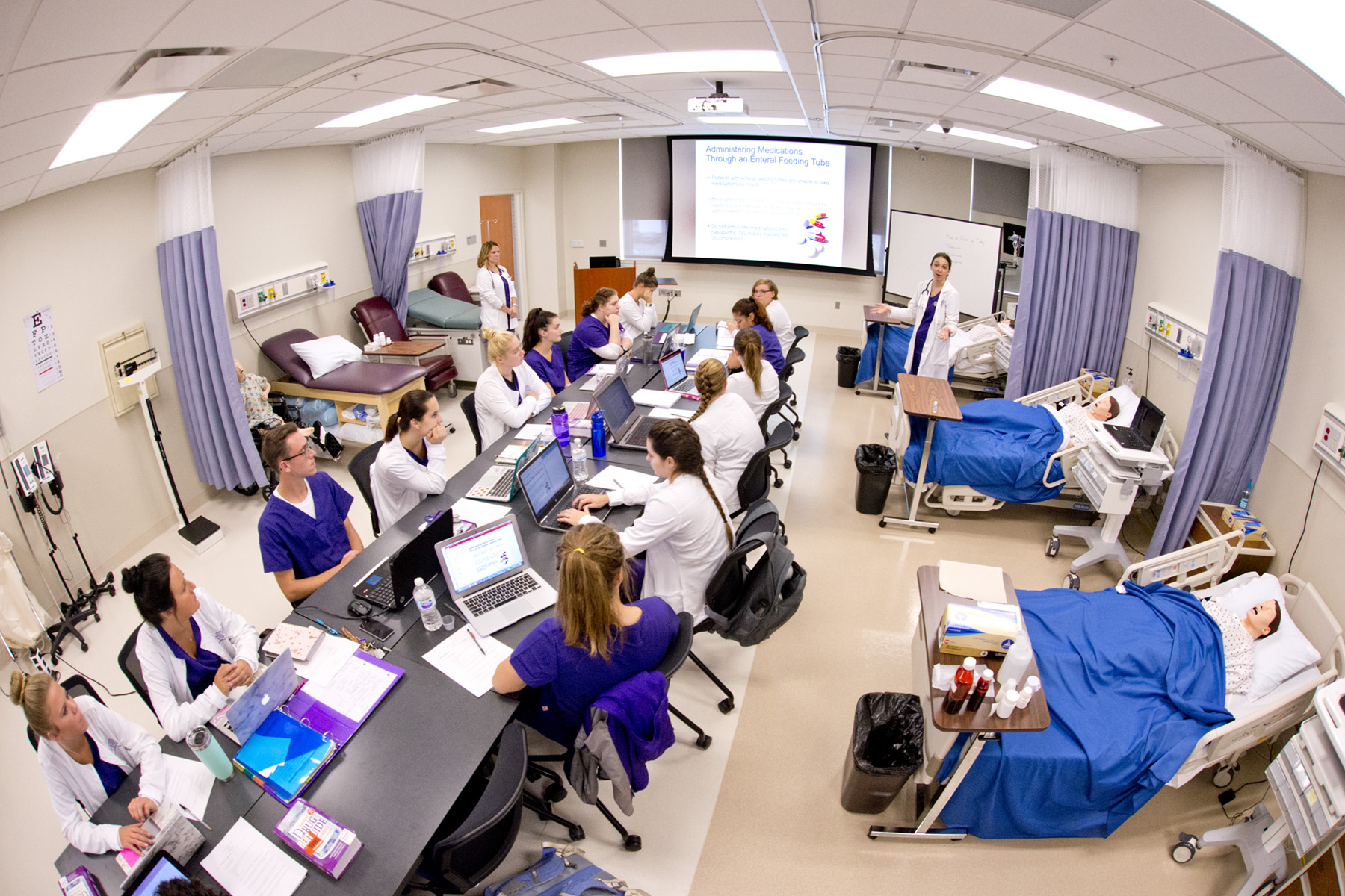 Nursing lab at the University of Mount Union