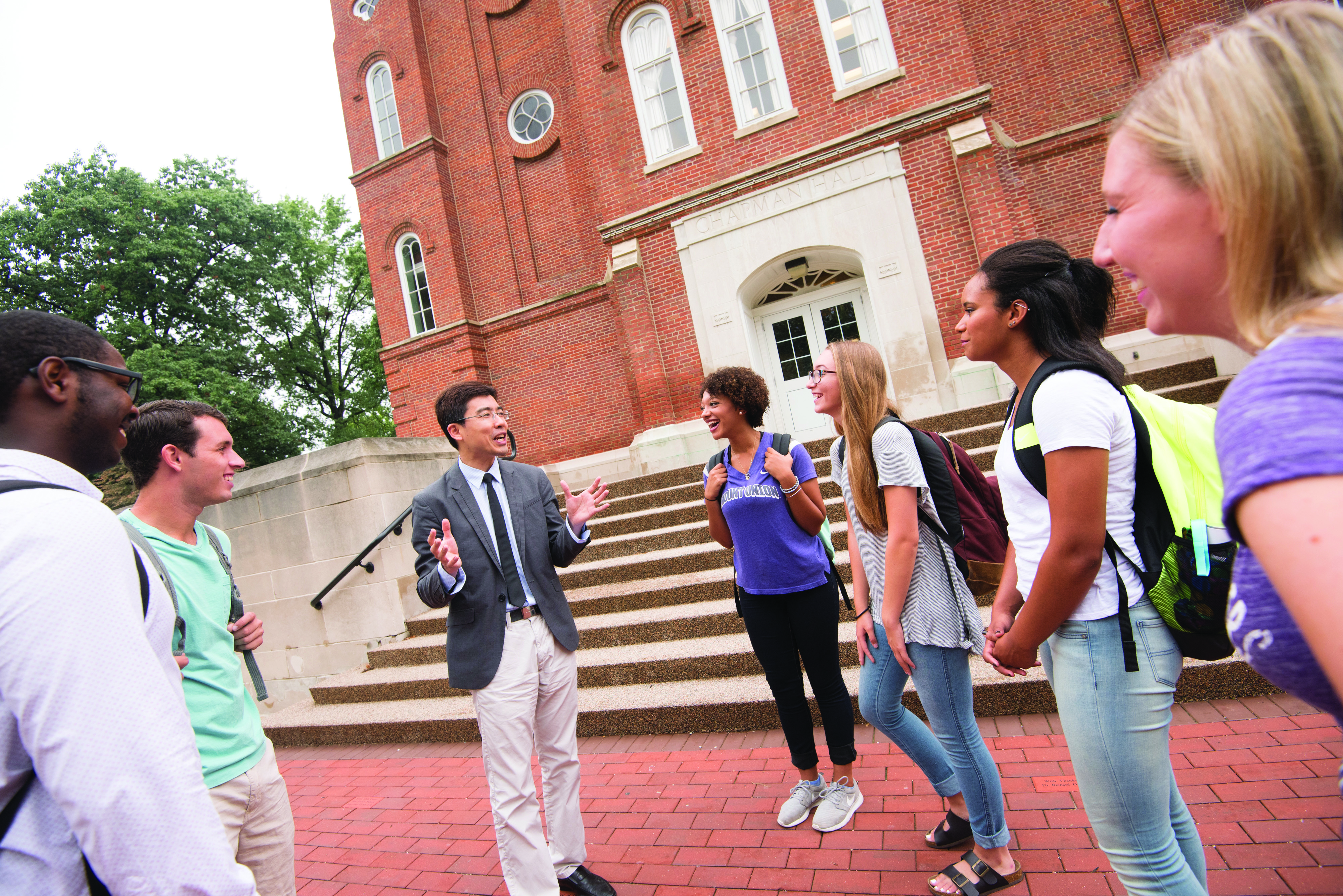 University of Mount Union Professor and Students