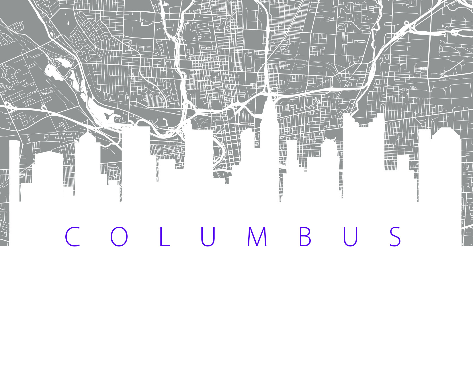 Columbus, Ohio Skyline