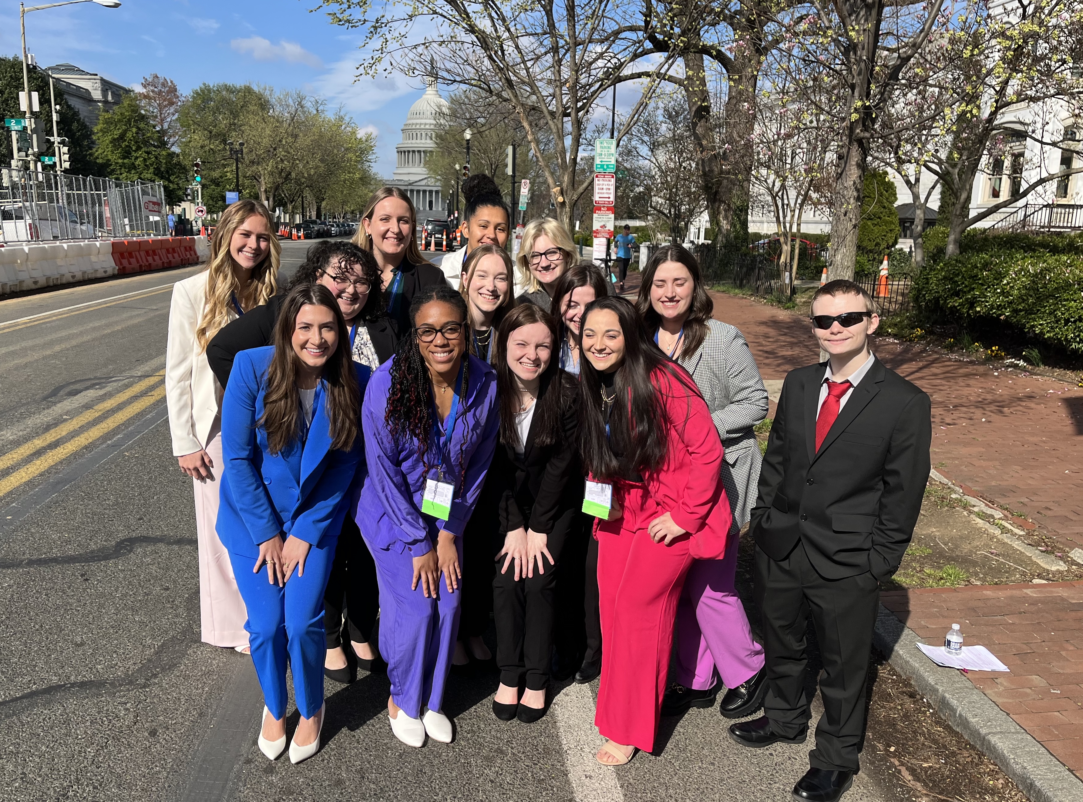 Mount Union students attend a lobbying event in DC