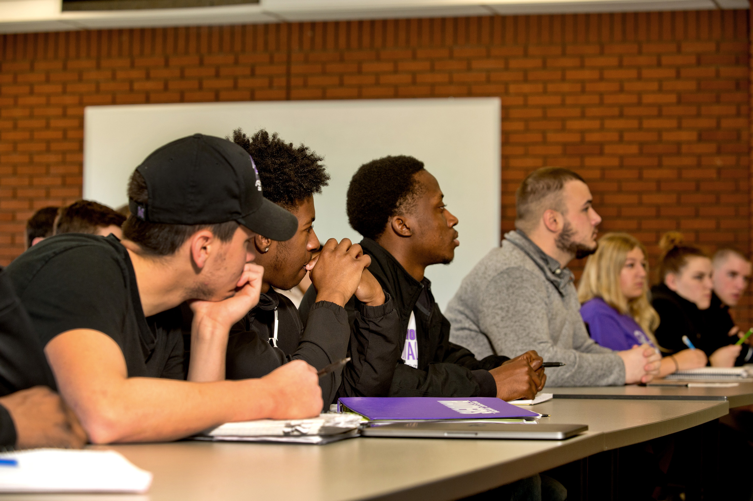 Mount Union students in a classroom 