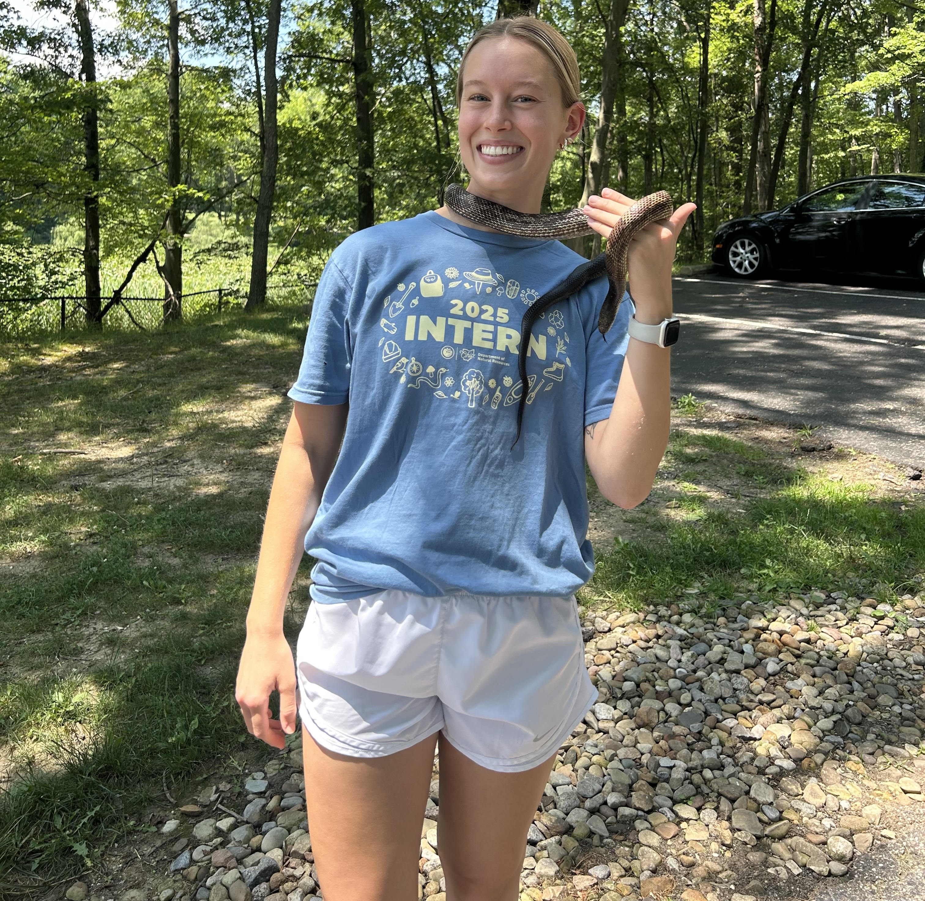 Smith '26 at her internship site.
