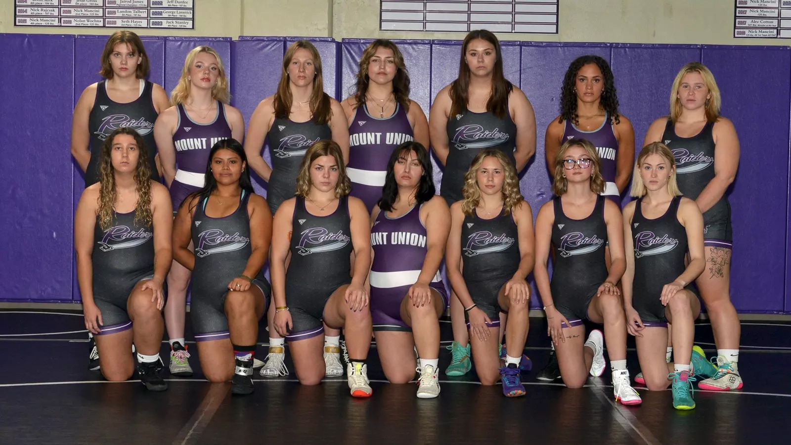 Mount Union's Women's Wrestling team